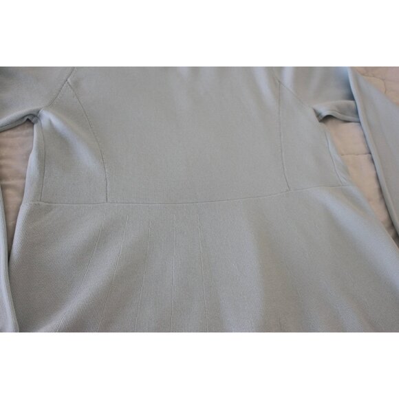 New w/Tags Eileen Fisher ICE BLUE -Angle Jacket in Peruvian Cotton Interlock - L - Picture 10 of 11